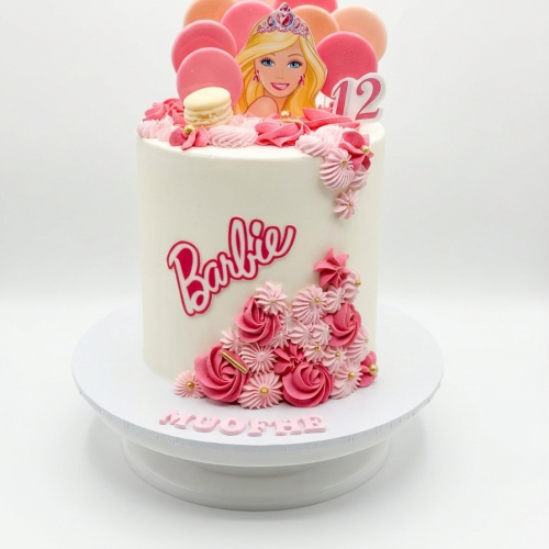 Barbie Theme Cake